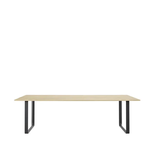 Muuto Table à manger 70/70 255x108 cm Solid oak-Black