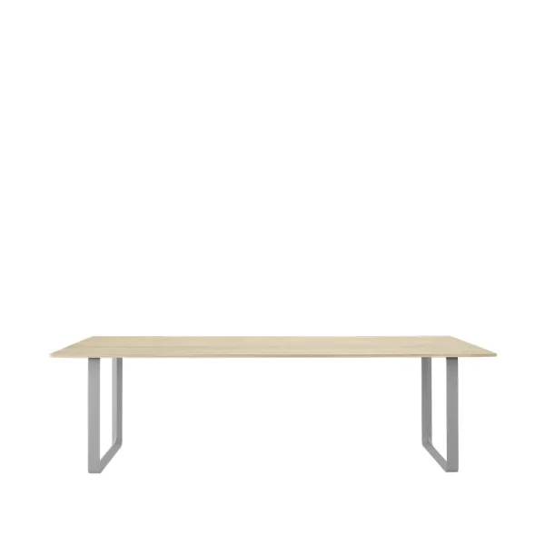 Muuto Table à manger 70/70 255x108 cm Solid oak-Grey