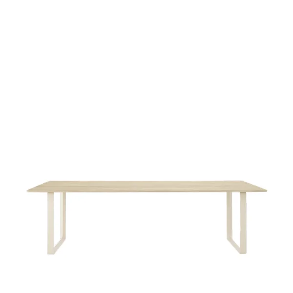 Muuto Table à manger 70/70 255x108 cm Solid oak-Sand