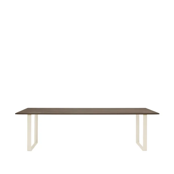 Muuto Table à manger 70/70 255x108 cm Solid smoked oak-Sand