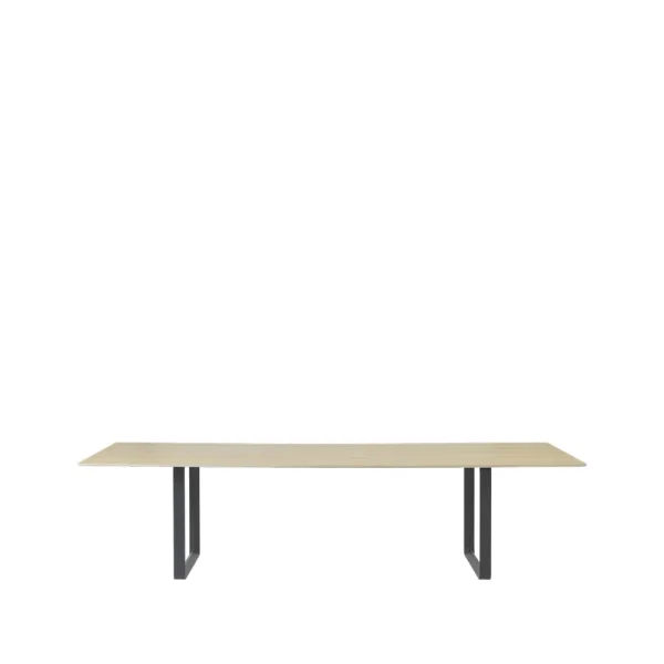 Muuto Table à manger 70/70 295x108 cm Oak veneer-Plywood-Black