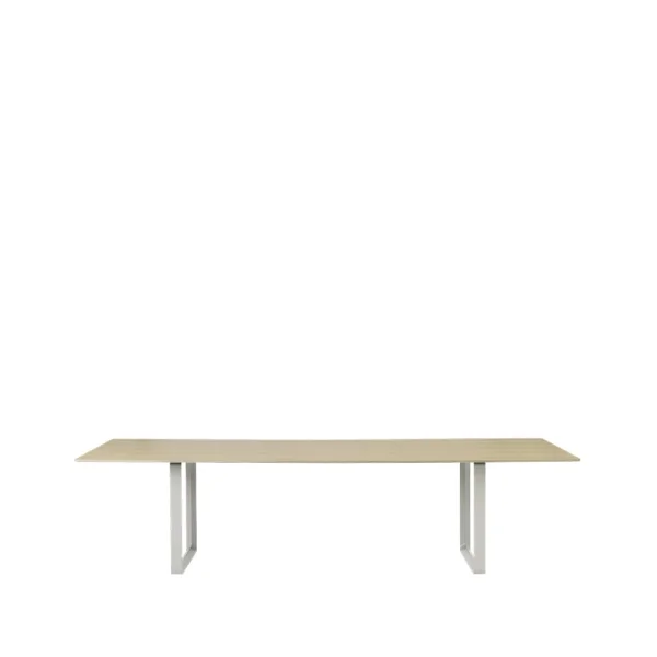 Muuto Table à manger 70/70 295x108 cm Oak veneer-Plywood-Grey