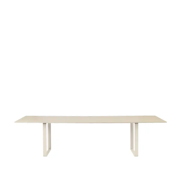 Muuto Table à manger 70/70 295x108 cm Oak veneer-Plywood-Sand