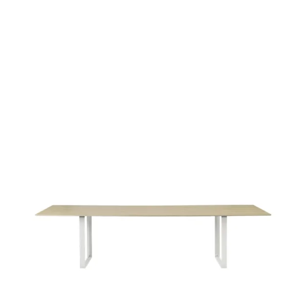 Muuto Table à manger 70/70 295x108 cm Oak veneer-Plywood-White