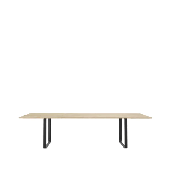 Muuto Table à manger 70/70 295x108 cm Solid oak-Black