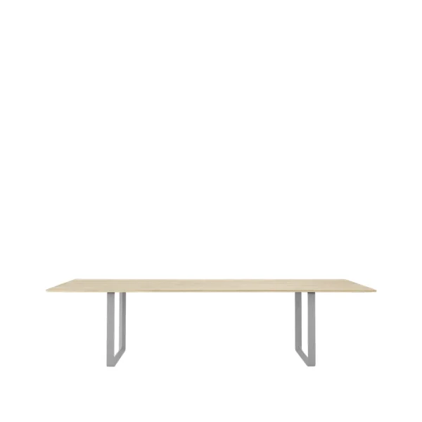 Muuto Table à manger 70/70 295x108 cm Solid oak-Grey