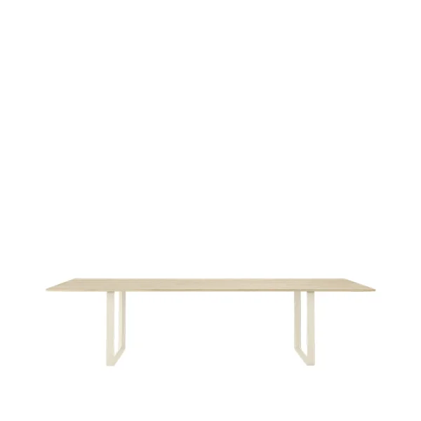 Muuto Table à manger 70/70 295x108 cm Solid oak-Sand