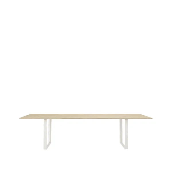 Muuto Table à manger 70/70 295x108 cm Solid oak-White