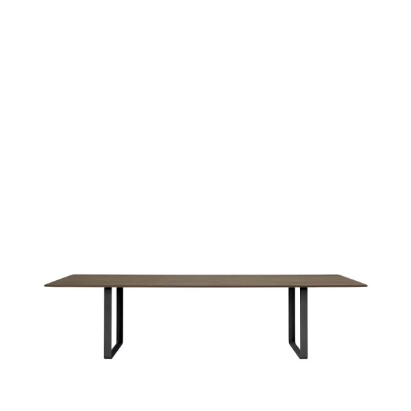 Muuto Table à manger 70/70 295x108 cm Solid smoked oak-Black