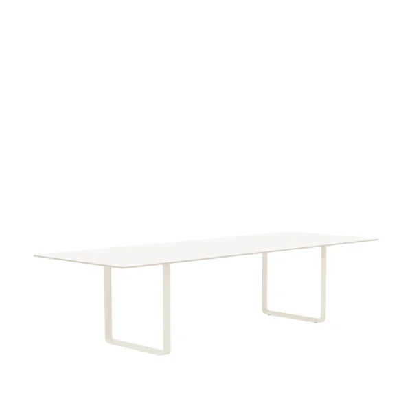 Muuto Table à manger 70/70 295x108 cm White laminate-Plywood-Sand