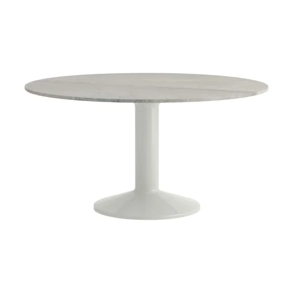 Muuto Table à pied central Midst Grey marble-grey, Ø140 cm