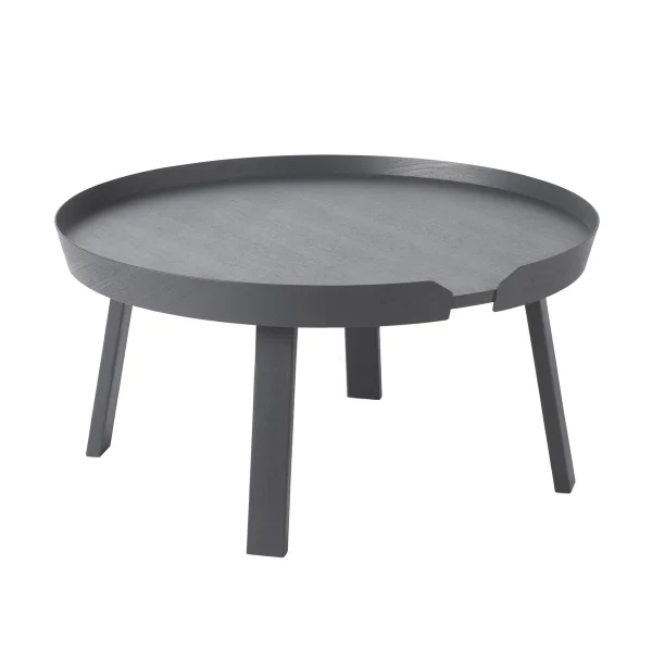 Muuto Table Around grande anthracite (gris)