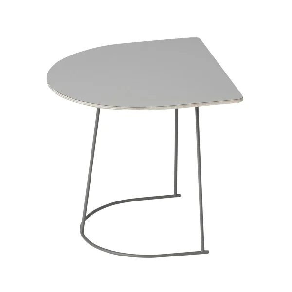 Muuto Table basse Airy Half Size gris