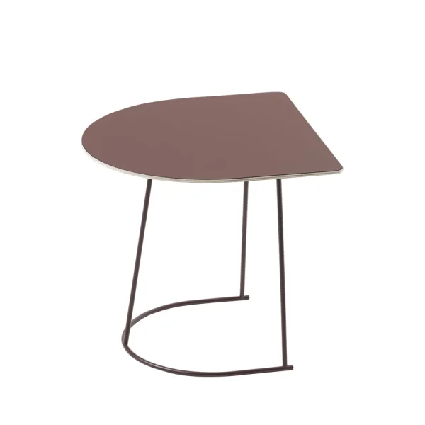 Muuto Table basse Airy Half Size Plum nanolaminate