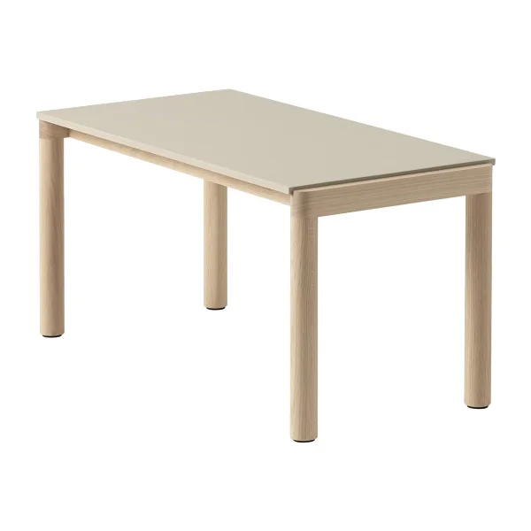 Muuto Table basse Couple 1 Plain 40x84x40 cm Sand-oak