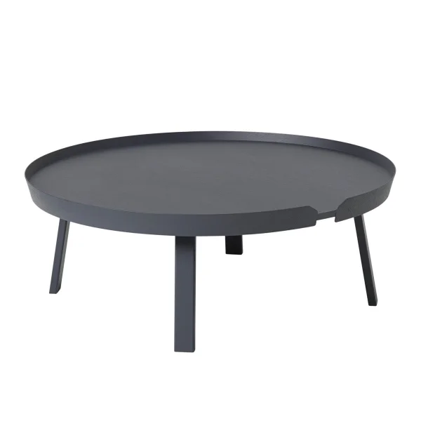 Muuto Table d'appoint Around extra large Anthracite