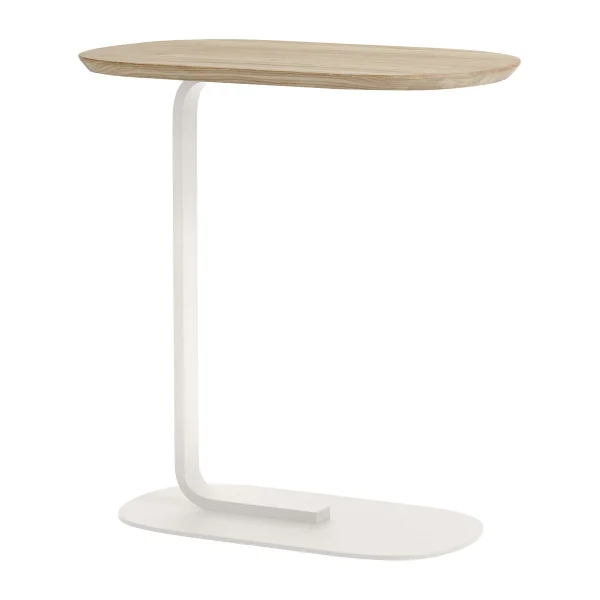 Muuto Table d'appoint Relate 60,5 cm Chêne-off white