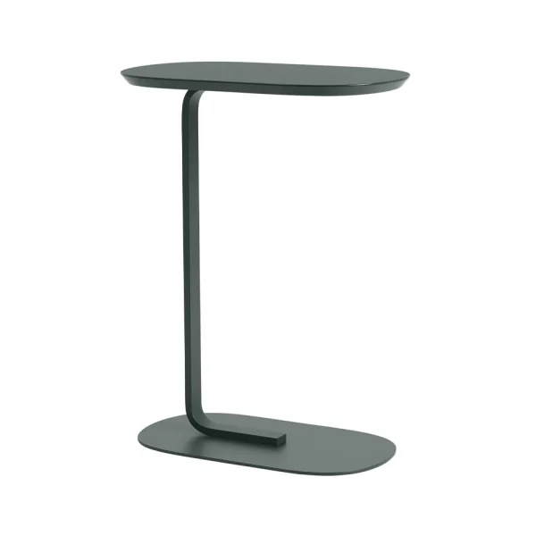 Muuto Table d'appoint Relate H: 73,5 cm Dark green