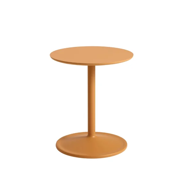 Muuto Table d'appoint Soft Ø41cm Orange laminate H : 48 cm