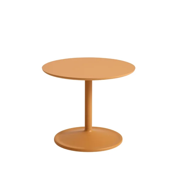 Muuto Table d'appoint Soft Ø48cm Orange laminate H: 40 cm