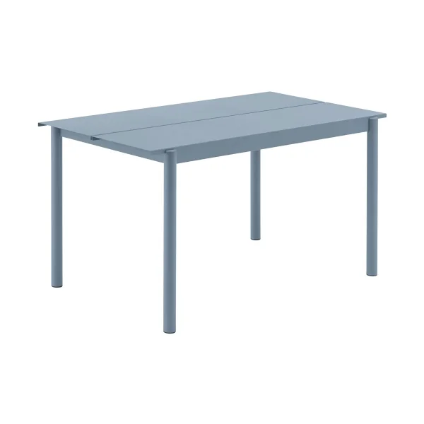 Muuto Table Linear steel table 140x75 cm Pale blue