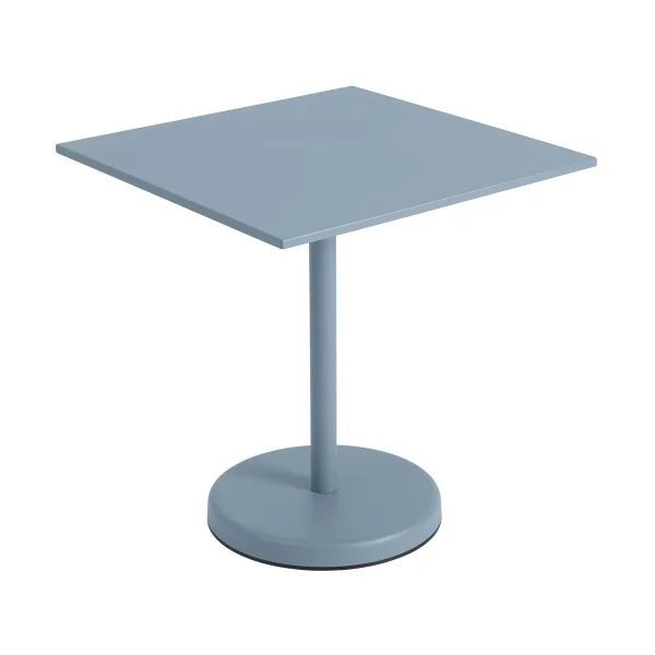 Muuto Table Linear Steel V2 70x70 cm Pale blue