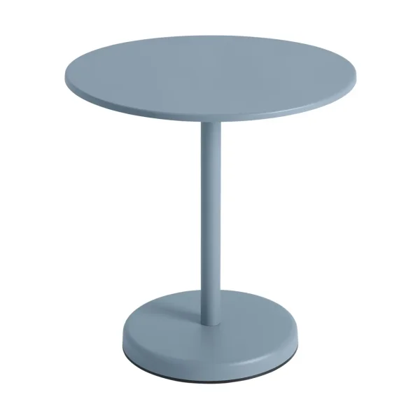 Muuto Table Linear Steel V2 Ø70 cm Pale blue Table Linear Steel V2 Ø70 cm Pale blue