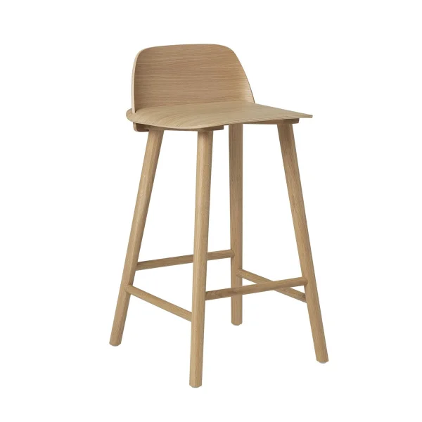 Muuto Tabouret de bar 65 cm Nerd chêne