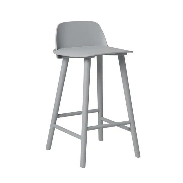 Muuto Tabouret de bar 65 cm Nerd Grey