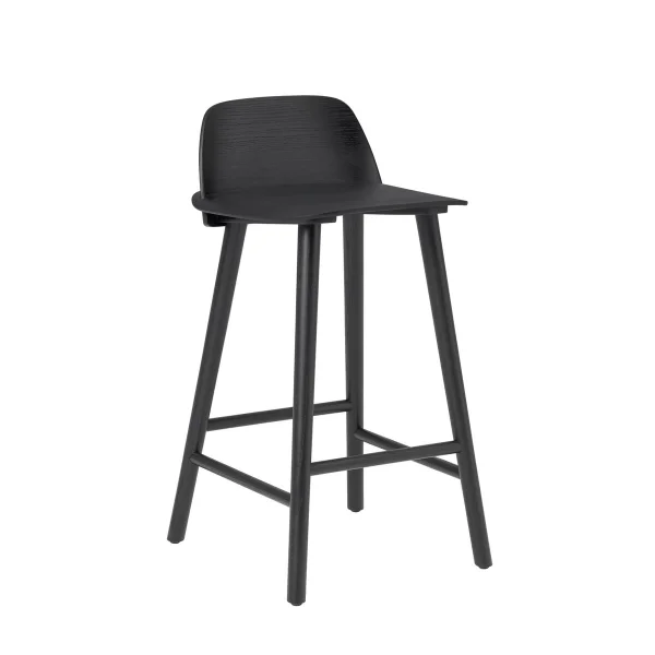 Muuto Tabouret de bar 65 cm Nerd noir