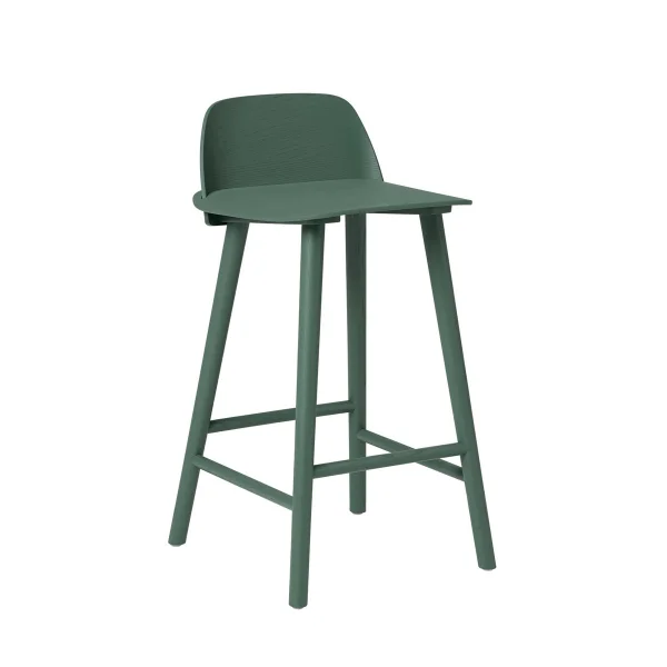 Muuto Tabouret de bar 65 cm Nerd vert foncé