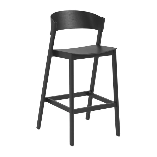 Muuto Tabouret de bar Cover Noir