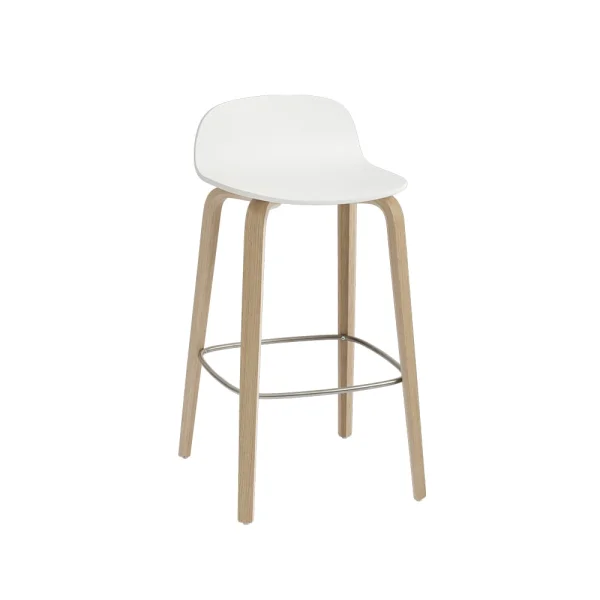 Muuto Tabouret de bar Visu 65 cm White-Oak