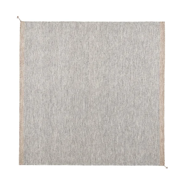 Muuto Tapis en laine Ply 240x240 cm Black-white