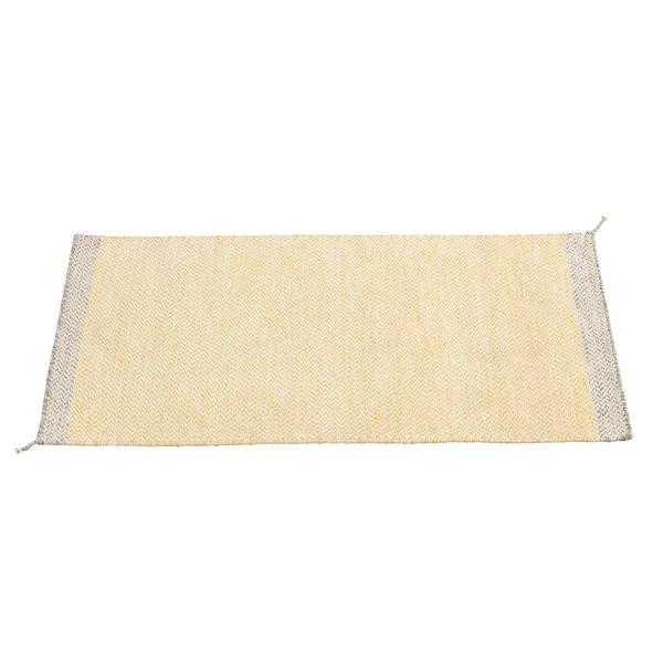 Muuto Tapis en laine Ply 85x140 cm jaune