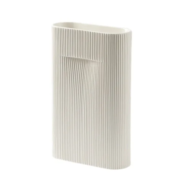Muuto Vase Ridge 35cm Off white