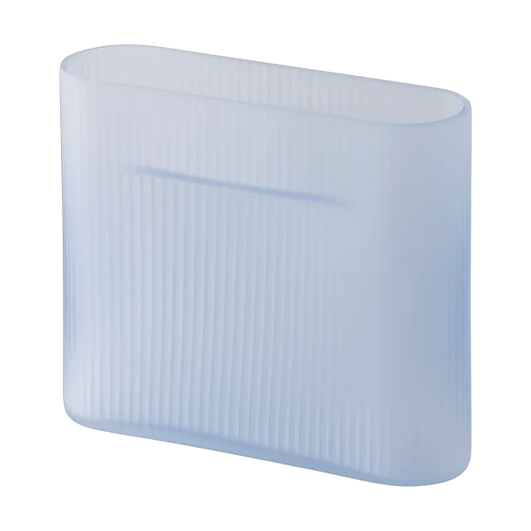 Muuto Vase Ridge vas verre gelé 16,5 cm Light blue