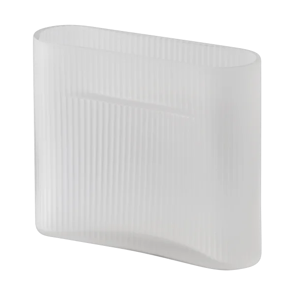 Muuto Vase Ridge vas verre gelé 16,5 cm White