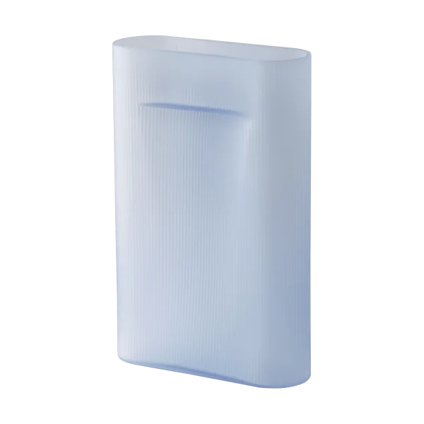 Muuto Vase Ridge vas verre gelé 48,5 cm Light blue