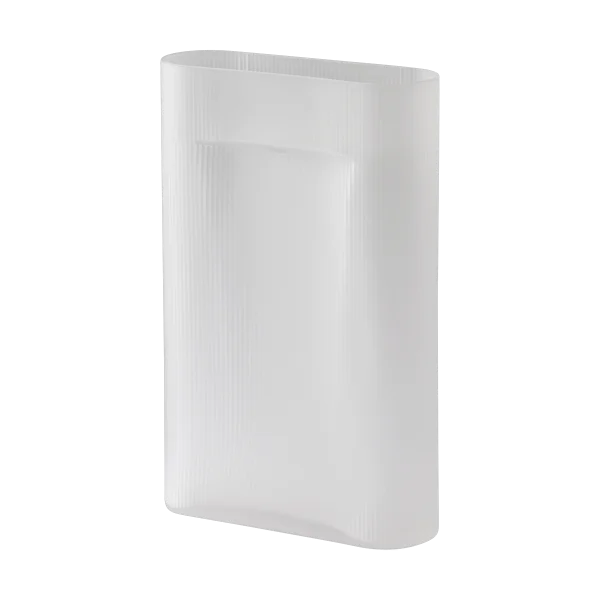 Muuto Vase Ridge vas verre gelé 48,5 cm White
