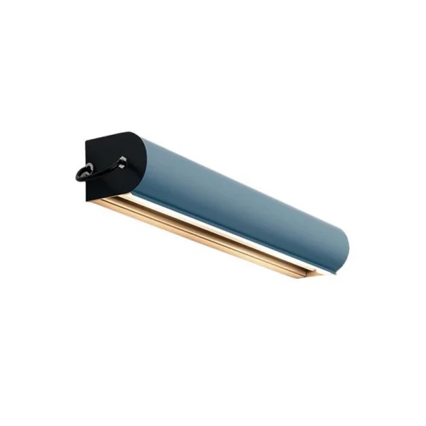 Nemo - Applique Cylindrique Longue Applique Murale Anthracite Grey/Light Blue  Li