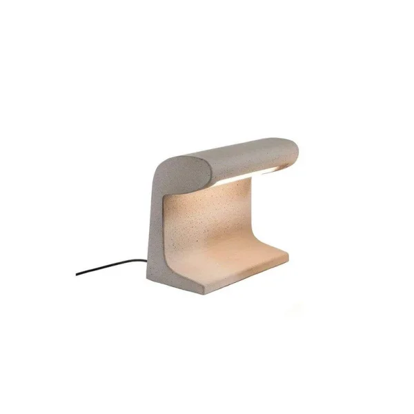 Nemo - Borne Béton Petite Lampadaire/Lampe de Table d'extérieur 3000K Concrete  L