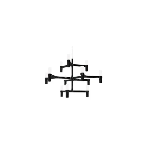 Nemo - Crown Minor Suspension Black Plated  Lighting