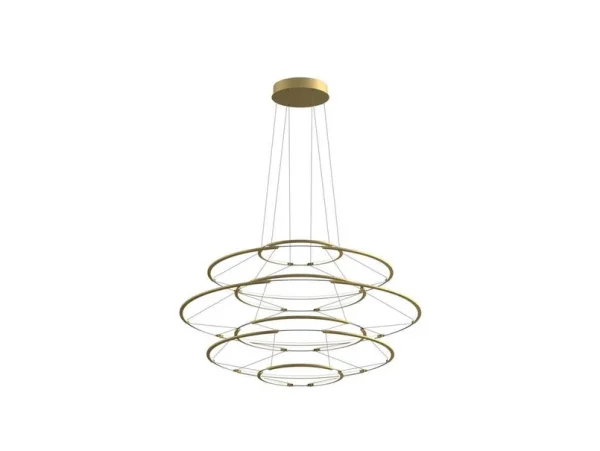 Nemo - Drop 7 Suspension Satin Gold  Lighting