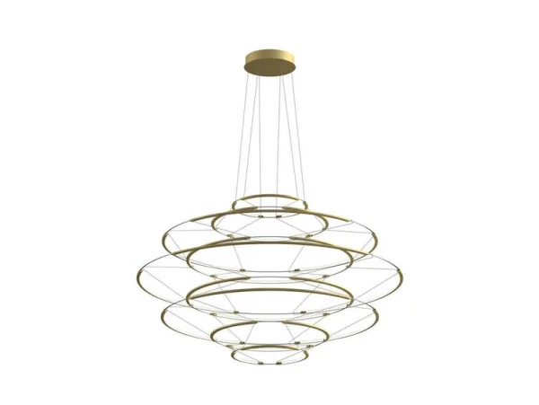 Nemo - Drop 9 Suspension Satin Gold  Lighting