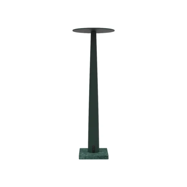 Nemo - Lampe à poser rechargeable LED Portofino, vert émeraude, marbre