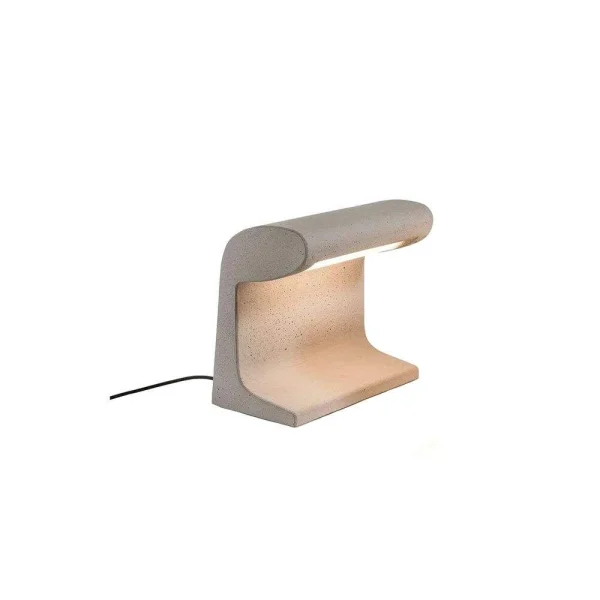 Nemo Lighting - Borne Béton Petite Lampadaire/Lampe de Table d'extérieur 3000K Concrete Nemo L