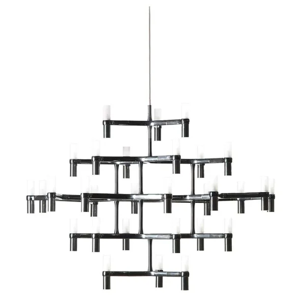 Nemo Lighting - Crown Major Suspension Black Plated