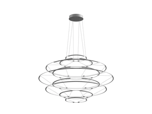 Nemo Lighting - Drop 9 Suspension Satin Silver