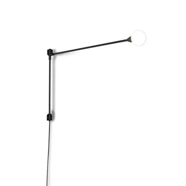 Nemo - Mini Potence Pivotante Applique Murale 2700K Black  Lighting